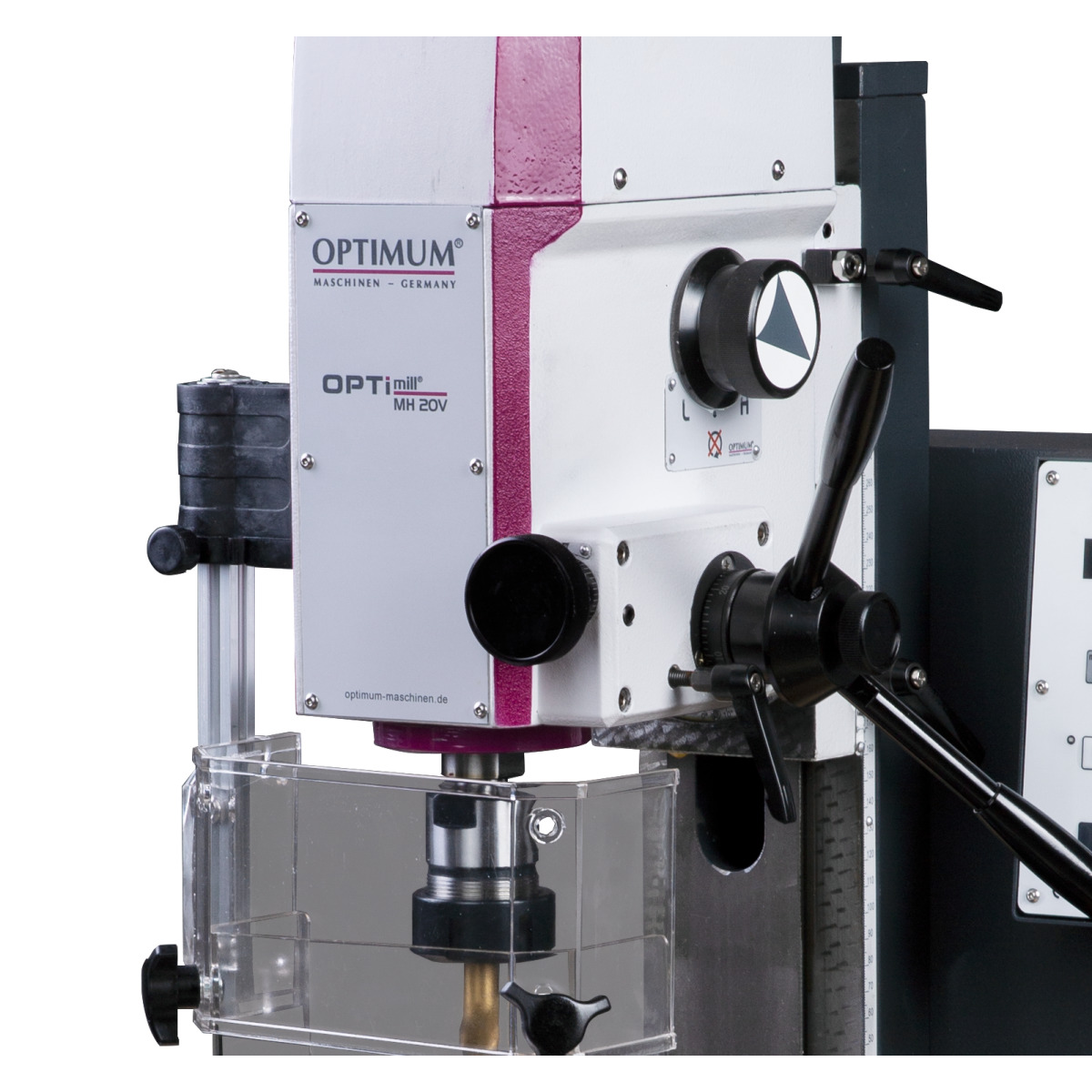 Optimum Bohr-Fräsmaschine OPTImill MH 20V Produktbild img3 L