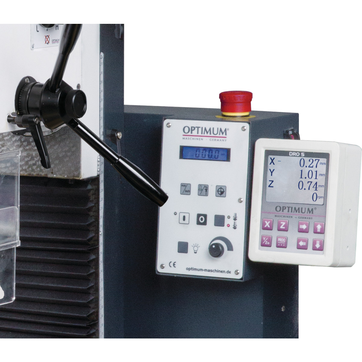 Optimum Bohr-Fräsmaschine OPTImill MH 22V Produktbild img4 L
