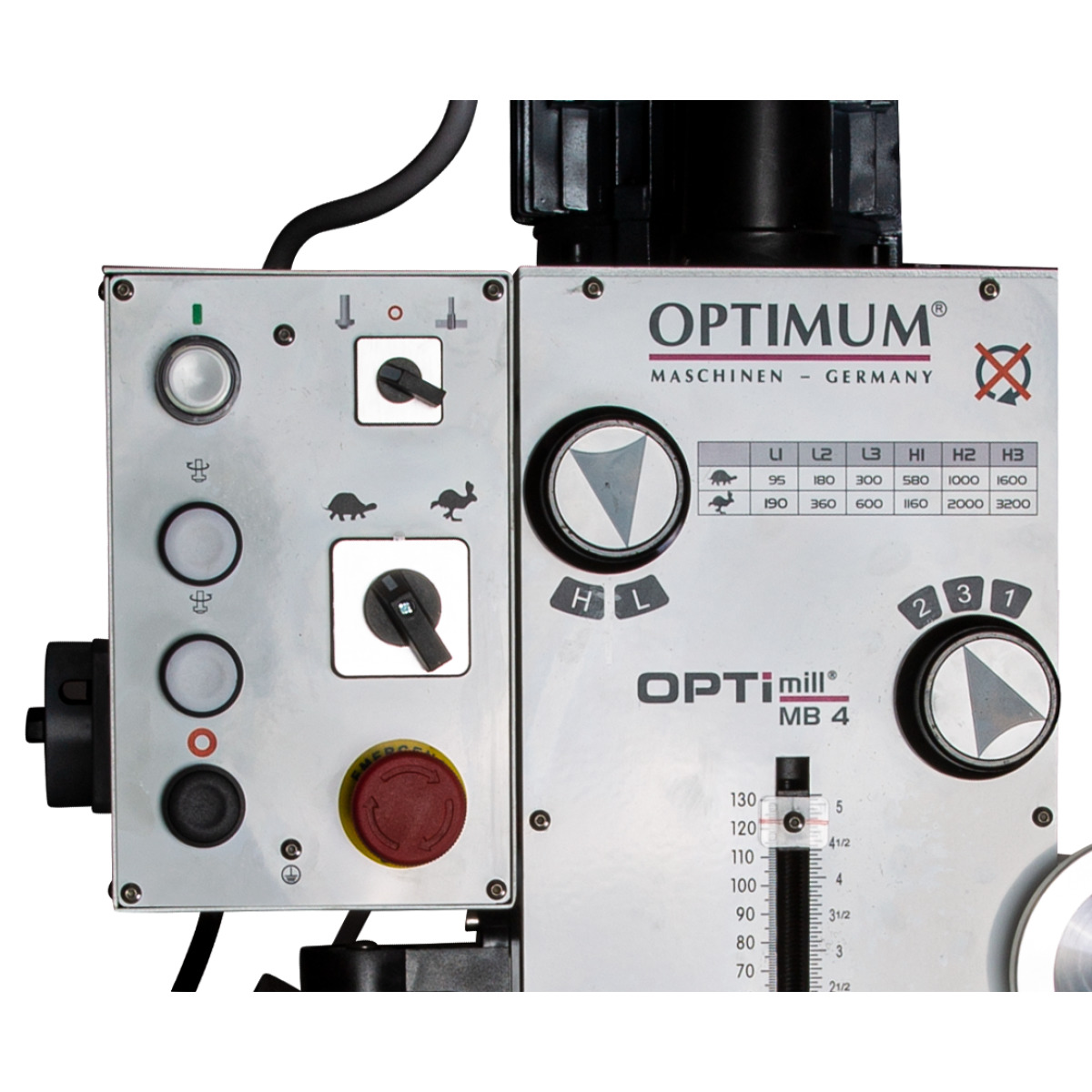 Optimum Bohr-Fräsmaschine OPTImill MB 4 Produktbild img5 L