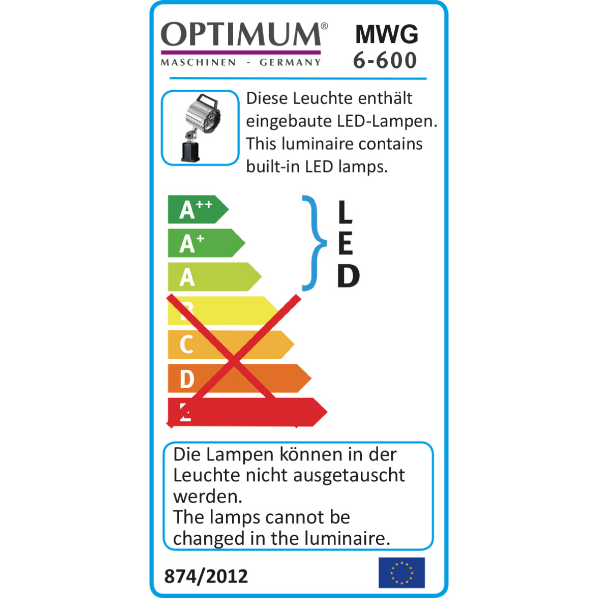 Optimum LED Maschinen- und Werkstattleuchte MWG 6-600 Produktbild img2 L