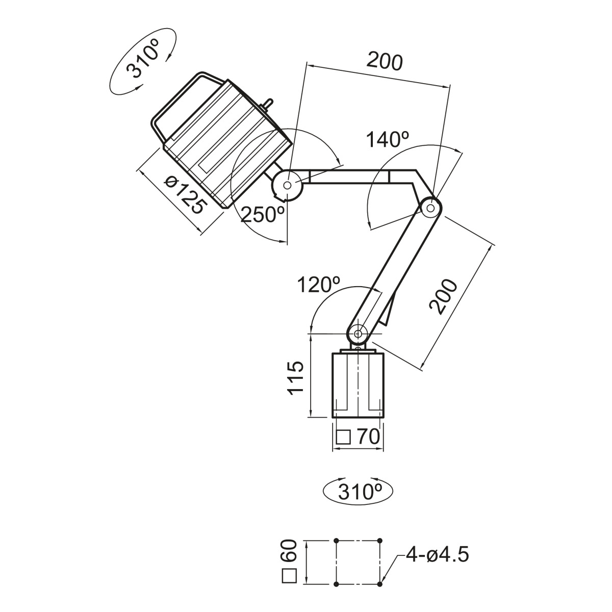 Optimum LED Maschinen- und Werkstattleuchte MWG 6-600 Produktbild img3 L