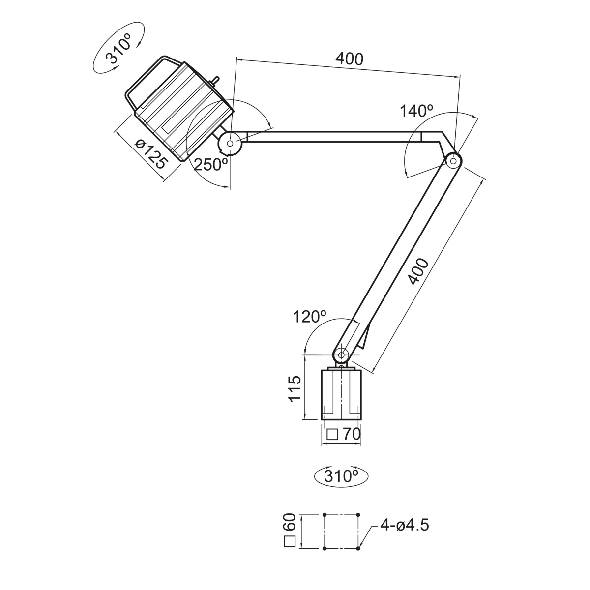 Optimum LED Maschinen- und Werkstattleuchte MWG 6-720 Produktbild img3 L