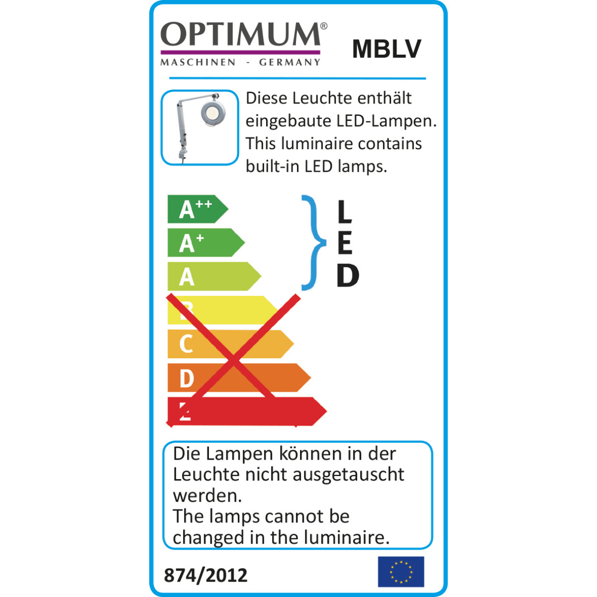 Optimum LED-Vergrösserungslampe MBLV Produktbild img3 L