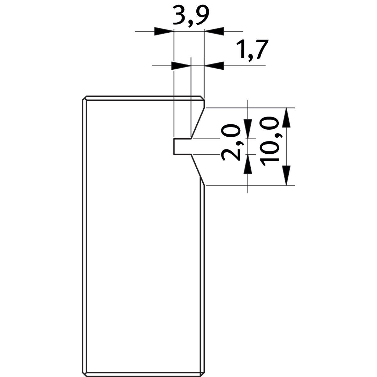 Prismenbacke Optimum für FMSN 100 Produktbild img3 L