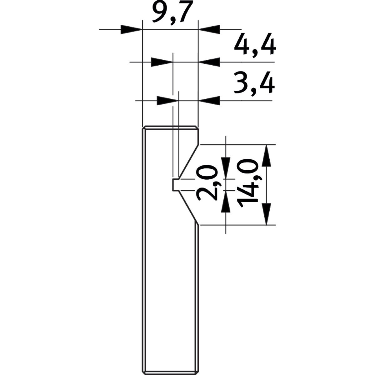 Prismenbacke  Optimum für FMS 150 Produktbild img3 L