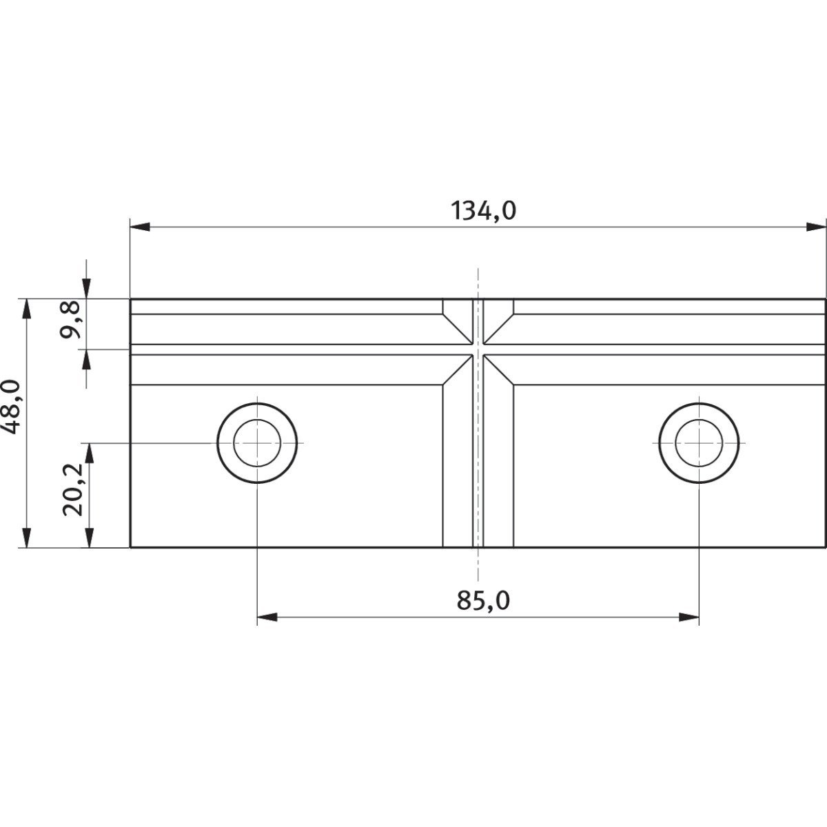 Prismenbacke Optimum für HMS 125 Produktbild img2 L