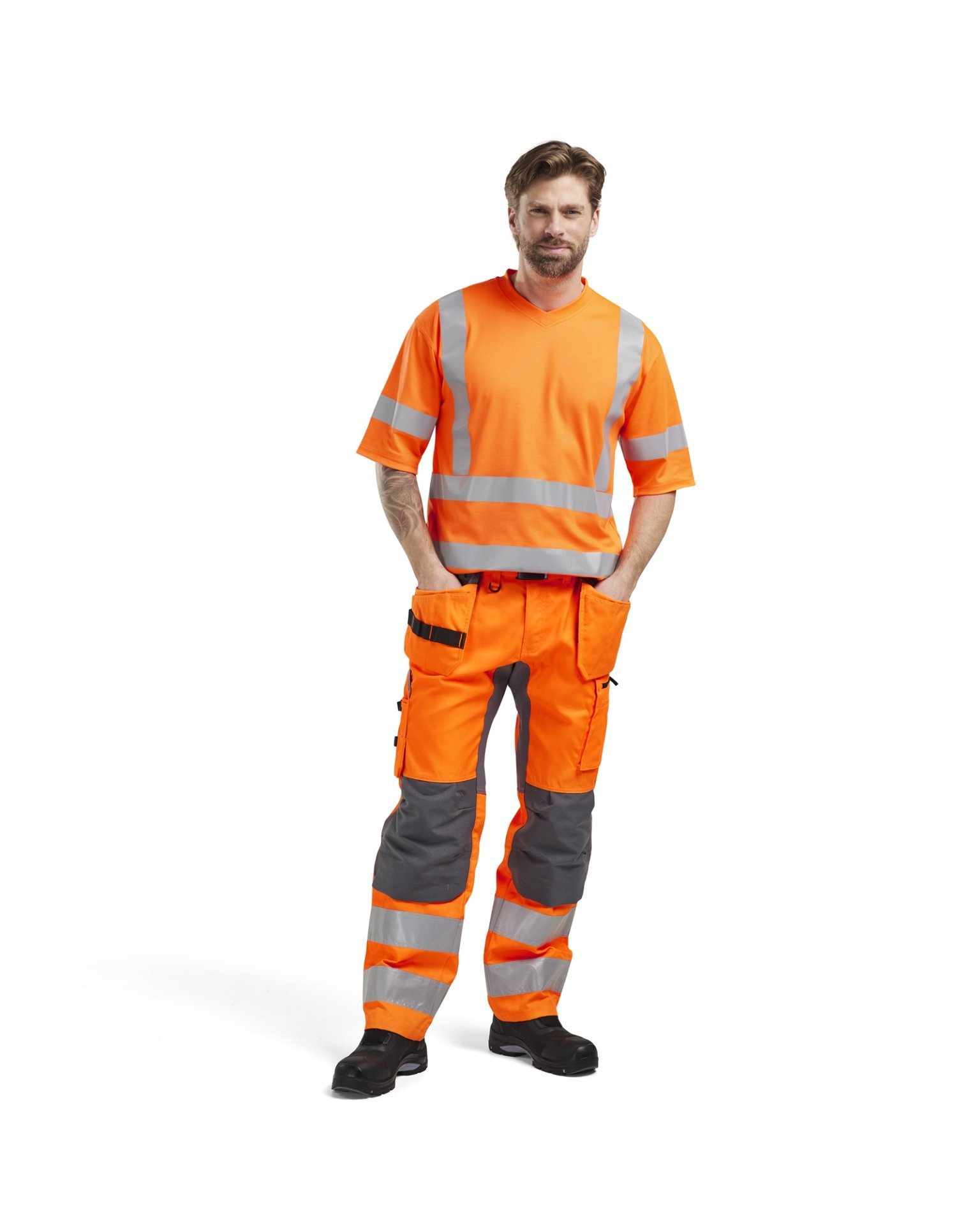 Blakläder UV T-Shirt High Vis Produktbild img3 L
