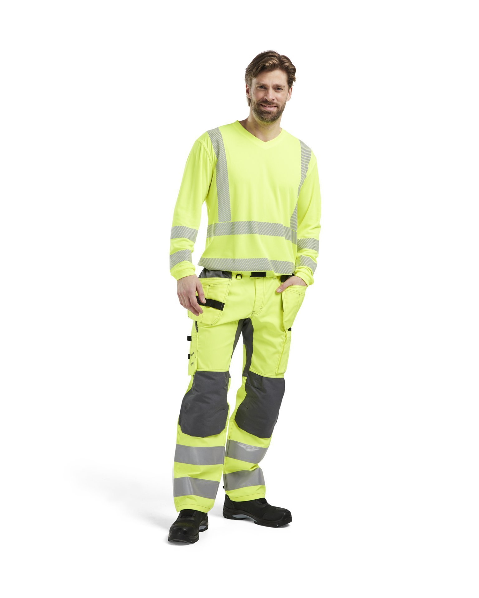 Blakläder UV Shirt High Vis Langarm Produktbild img3 L