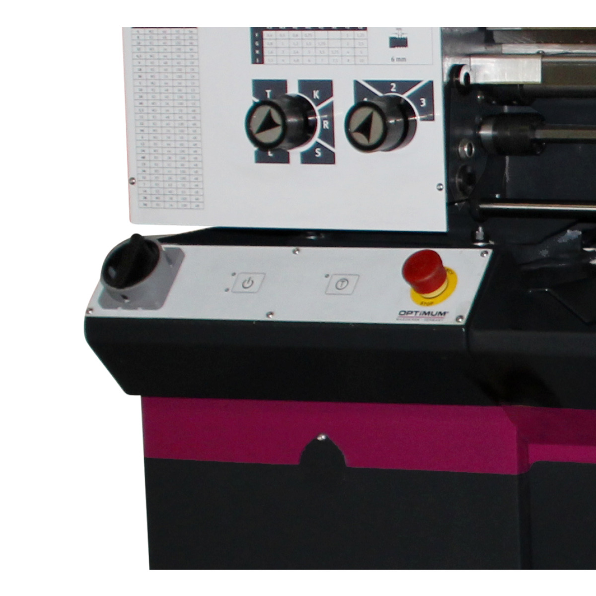 Optimum Leit- und Zugspindeldrehmaschine OPTIturn TM 3310 Produktbild img2 L