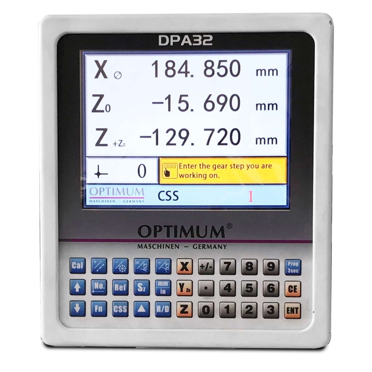 Optimum Leit- und Zugspindeldrehmaschine OPTIturn TM 3310V Produktbild img6 L