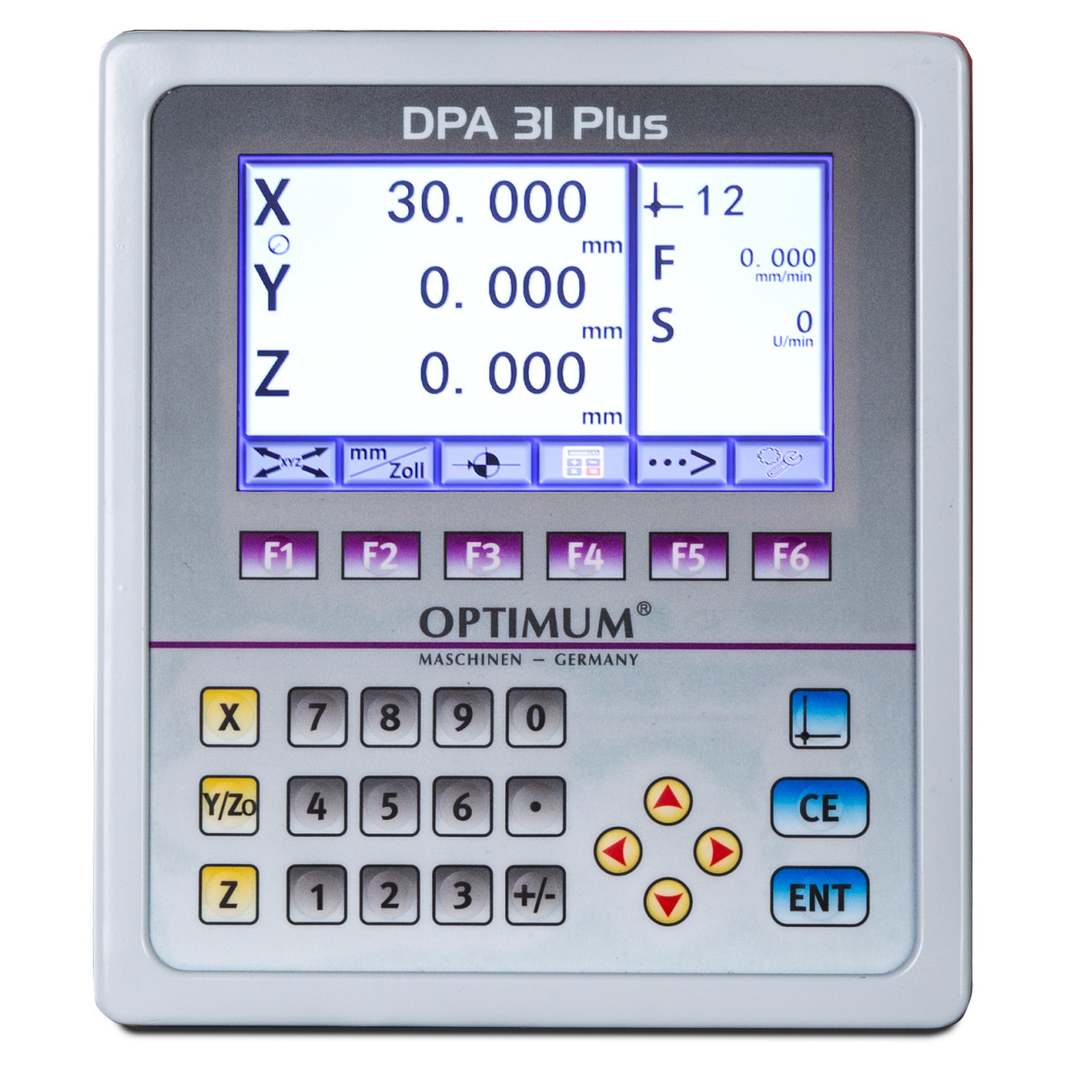 Optimum Leit- und Zugspindeldrehmaschine OPTIturn TM 3310D Produktbild img6 L