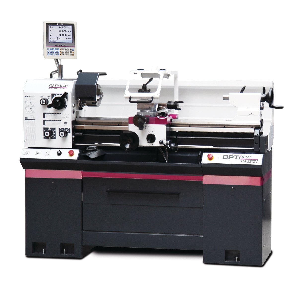 Leit- und Zugspindeldrehmaschine Optimum OPTIturn TM 3310V Produktbild img1 L