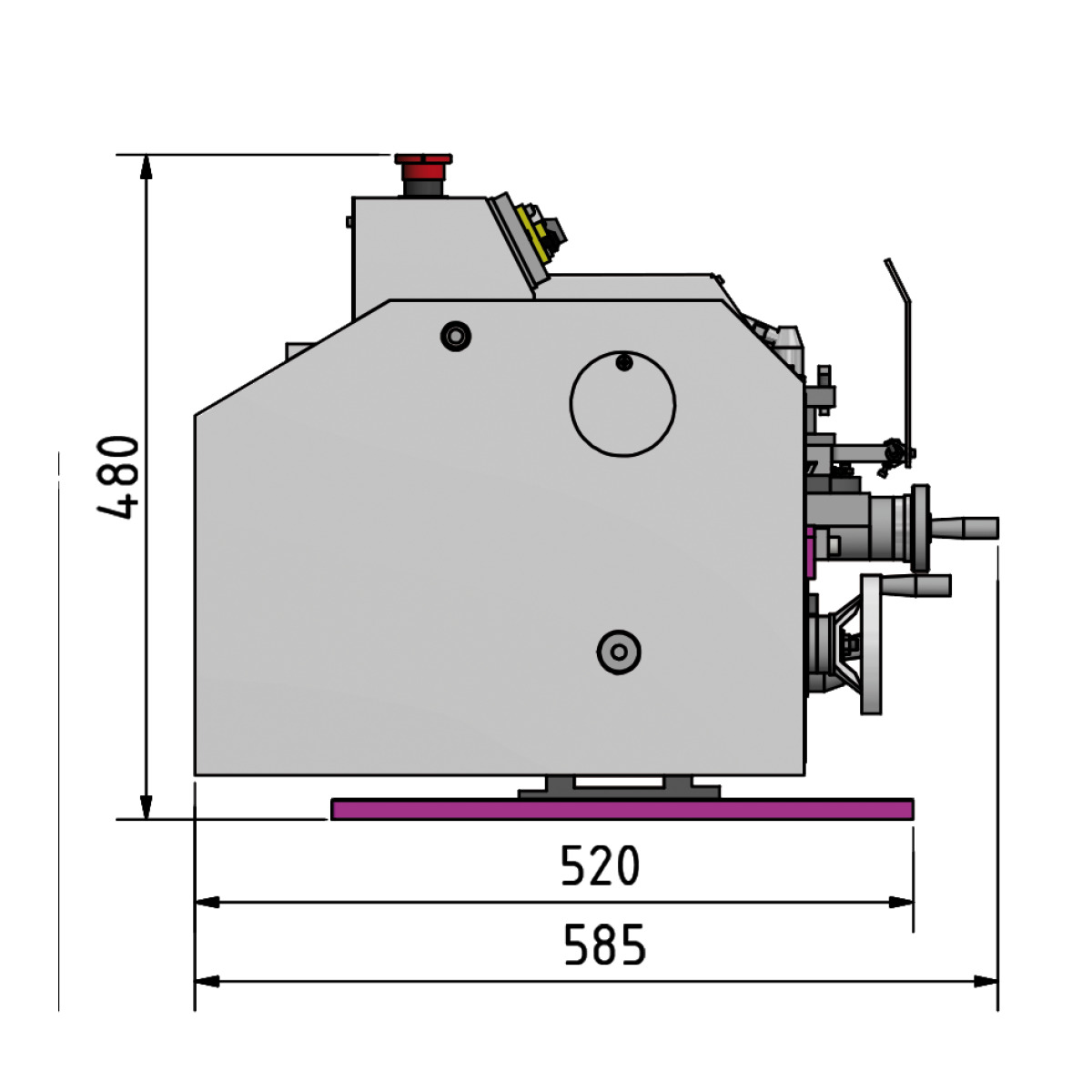 Optimum Drehmaschine OPTIturn TU 2304V Produktbild img6 L