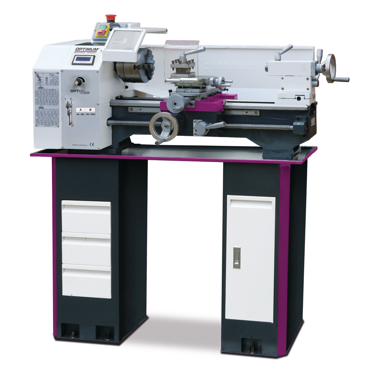 Optimum Drehmaschine OPTIturn TU 2304V Produktbild img1 L