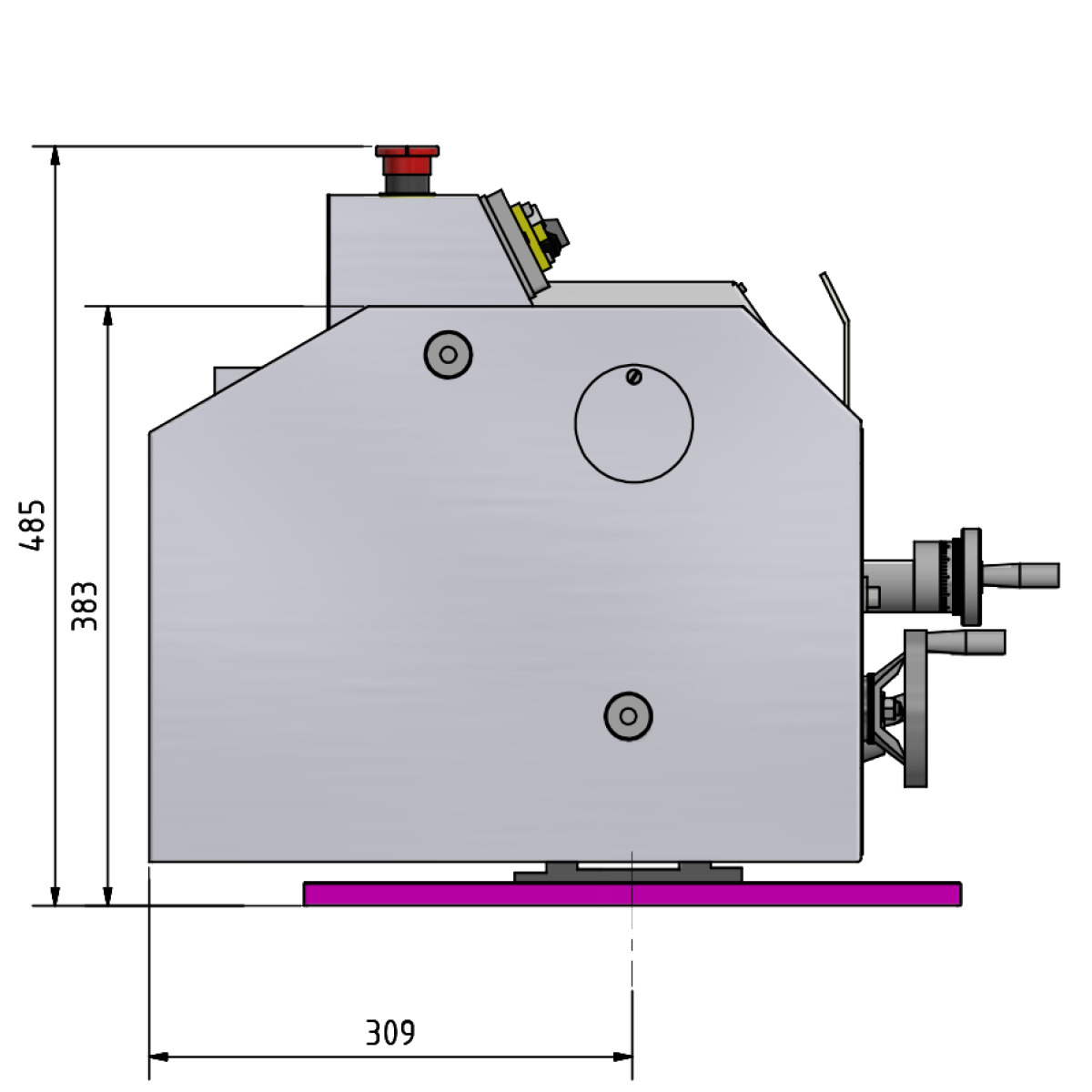 Optimum Drehmaschine OPTIturn TU 2406 (230 V) Produktbild img5 L
