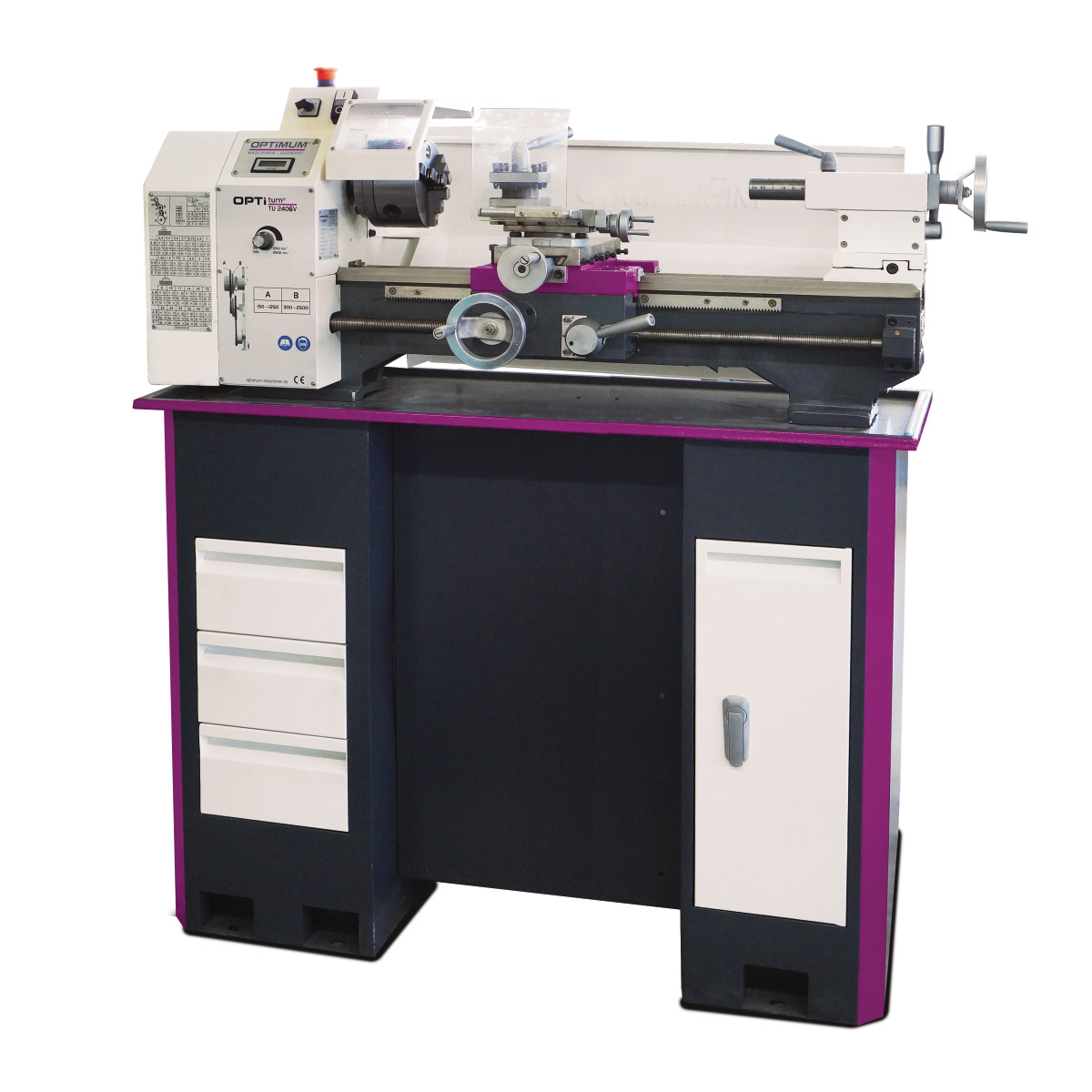 Optimum Drehmaschine OPTIturn TU 2406V Produktbild img1 L