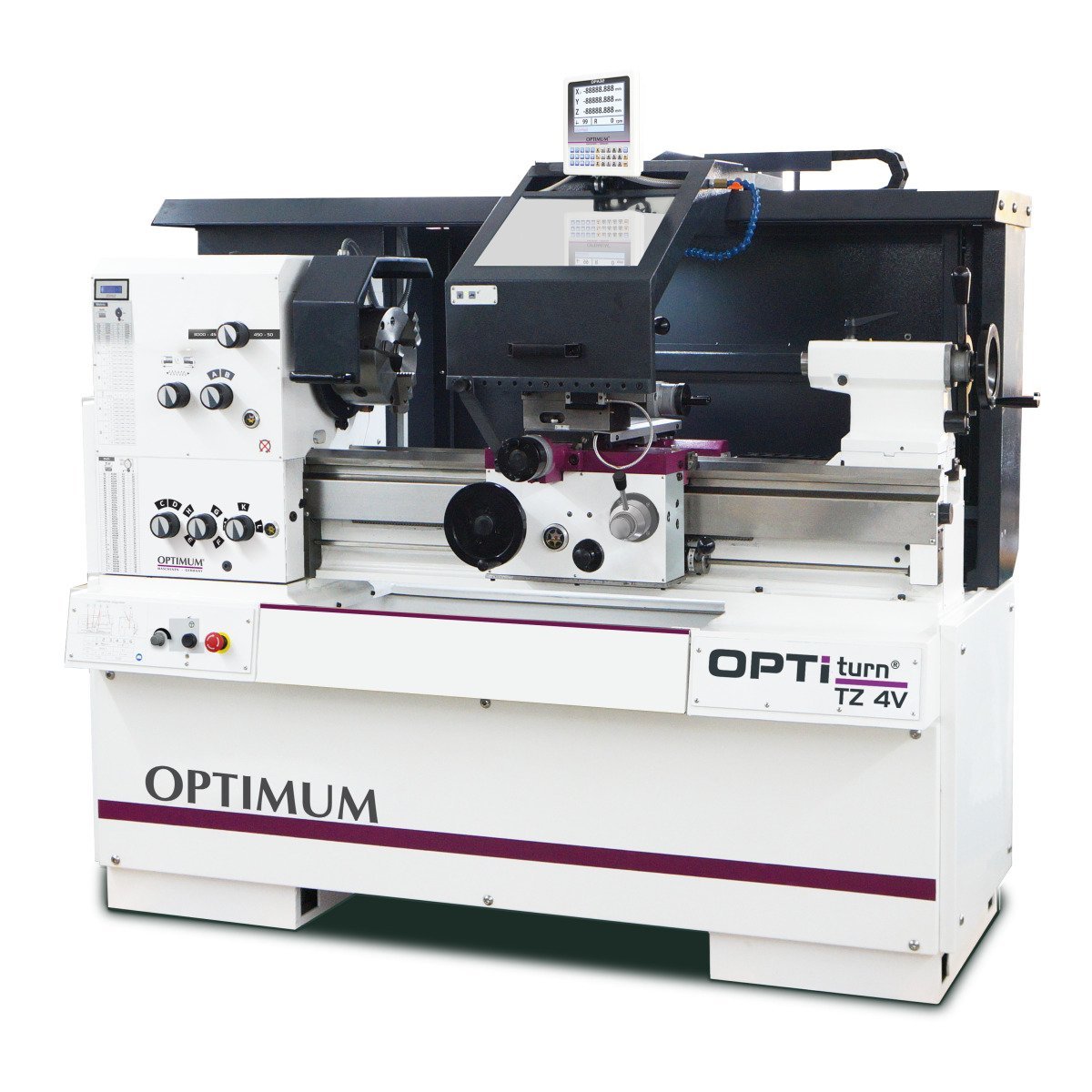 Präzisions Leit- und Zugspindeldrehmaschine Optimum OPTIturn TZ 4V Produktbild img1 L