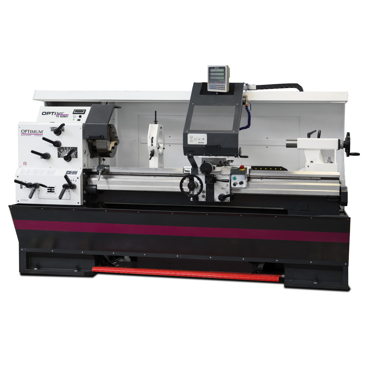 Optimum Präzisions-Leit- und Zugspindeldrehmaschine OPTIturn TX 5216V Produktbild img1 L