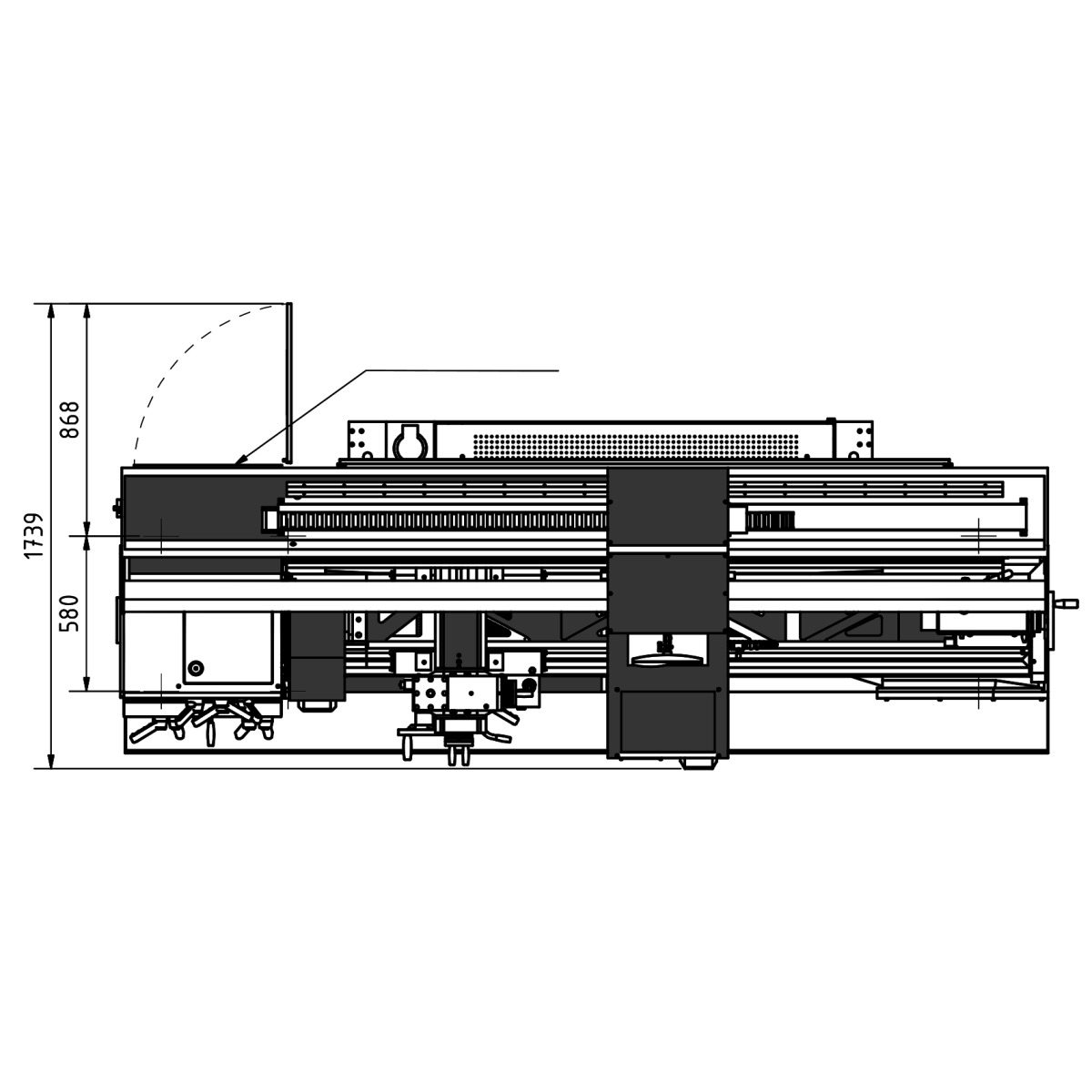 Optimum Präzisions-Leit- und Zugspindeldrehmaschine OPTIturn TX 6222V Produktbild img8 L