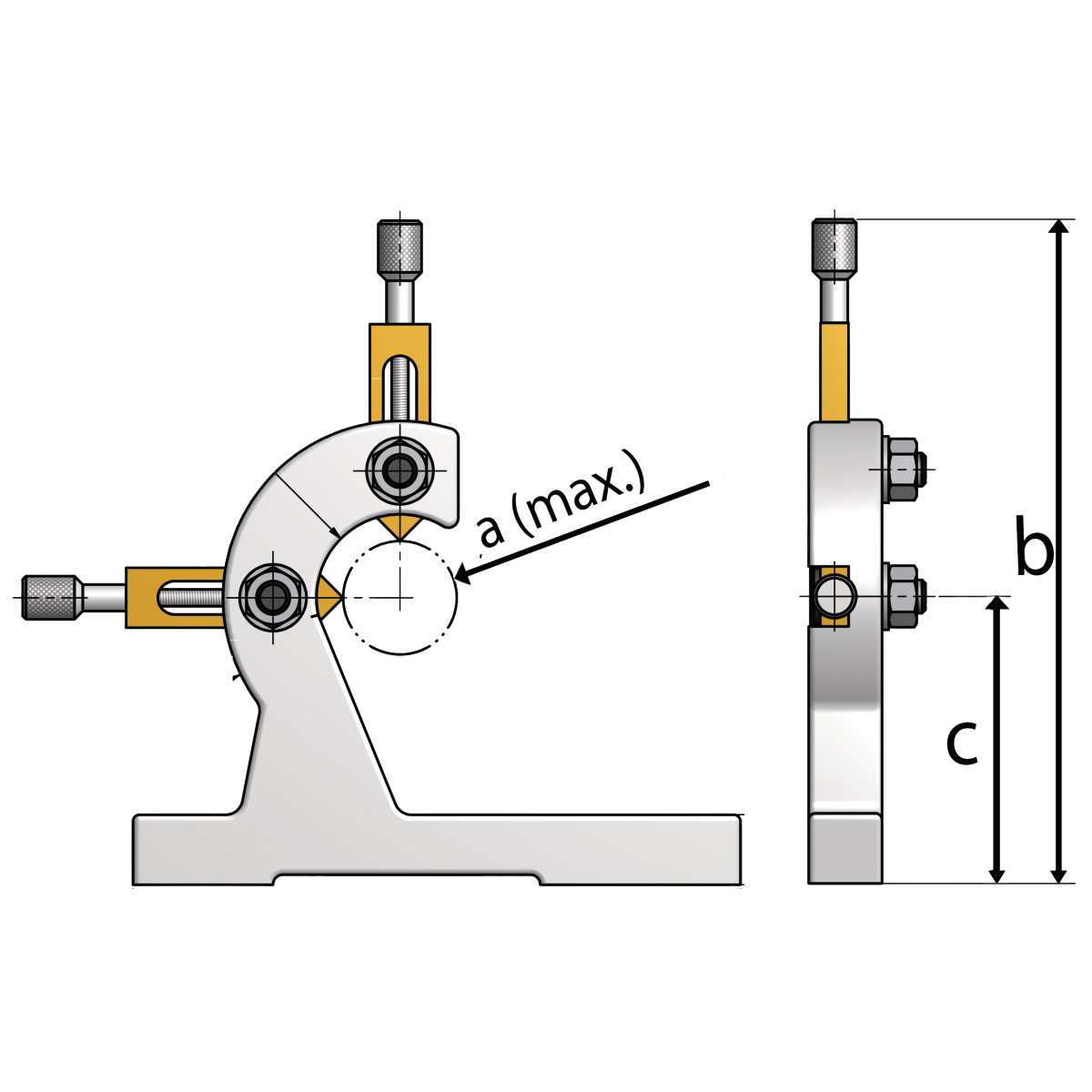 Optimum Mitlaufende Lünette Ø max. 34 mm für TU 2304 Produktbild img2 L