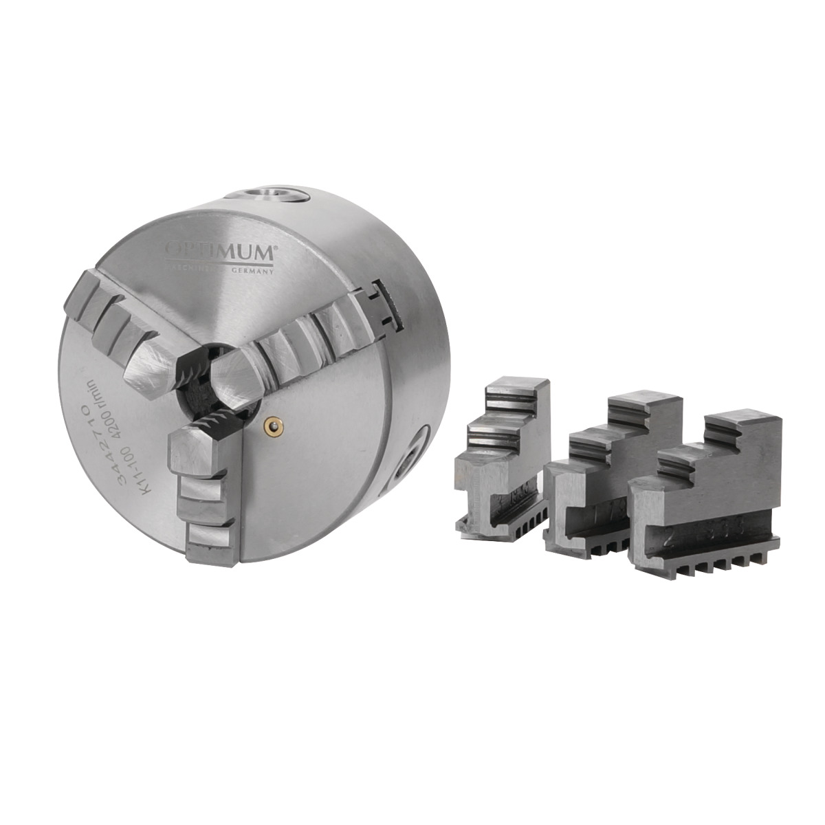 Optimum Dreibackendrehfutter Ø 80 mm zentrisch spannend Produktbild img1 L