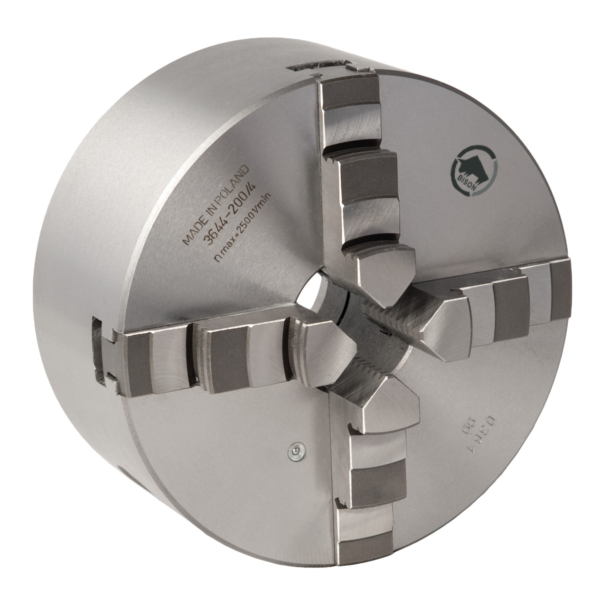 Optimum Vierbacken-Drehfutter Guss BISON Ø 250 mm DIN 6350 A2-5 Produktbild img1 L