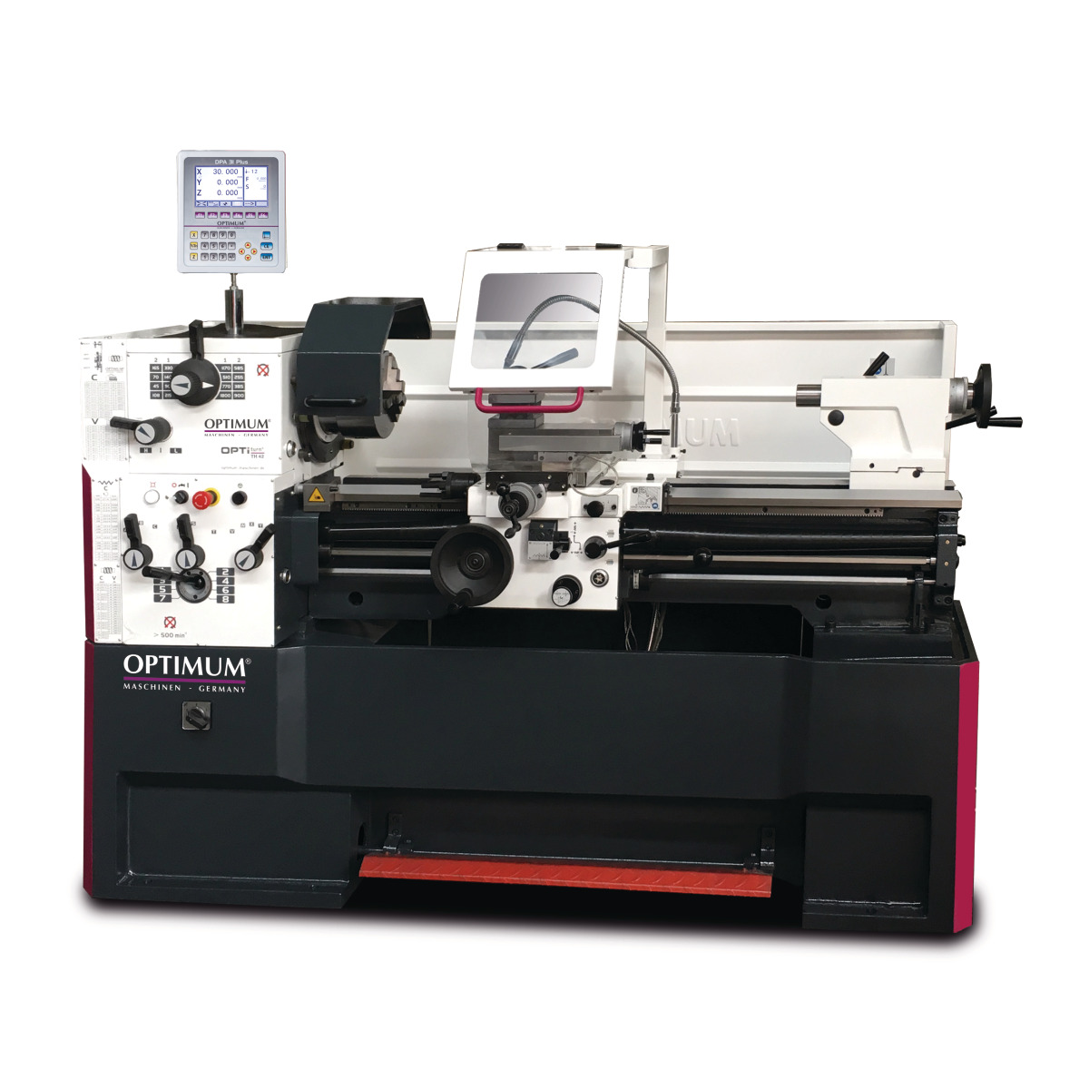 Optimum Leit- und Zugspindeldrehmaschine OPTIturn TH 4210D Produktbild img1 L