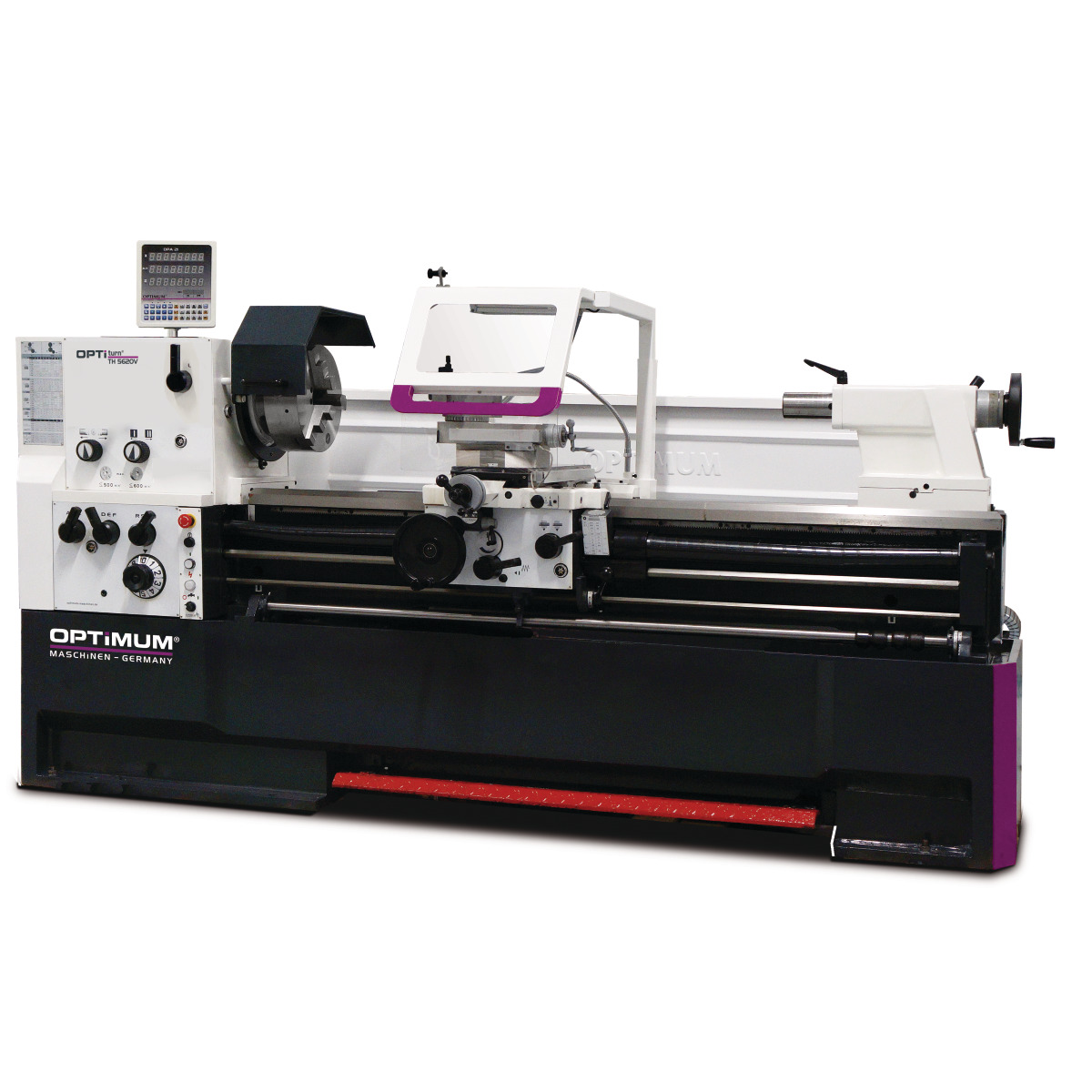 Optimum Leit- und Zugspindeldrehmaschine OPTIturn TH 5620V Produktbild img1 L