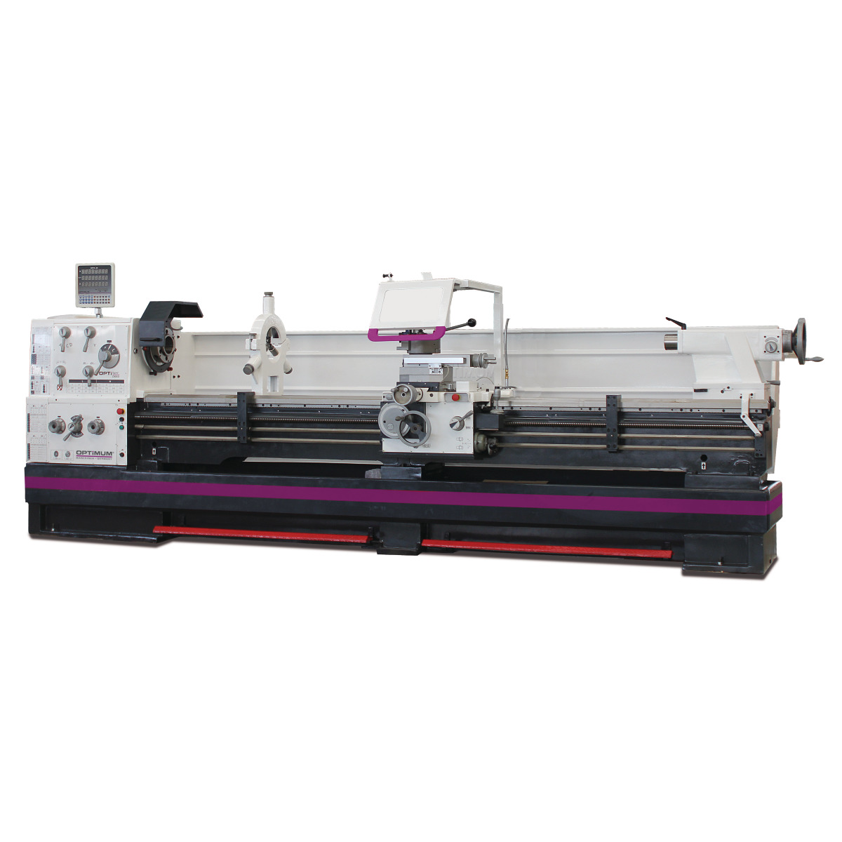 Optimum Leit- und Zugspindeldrehmaschine OPTIturn TH 6620D Produktbild img1 L