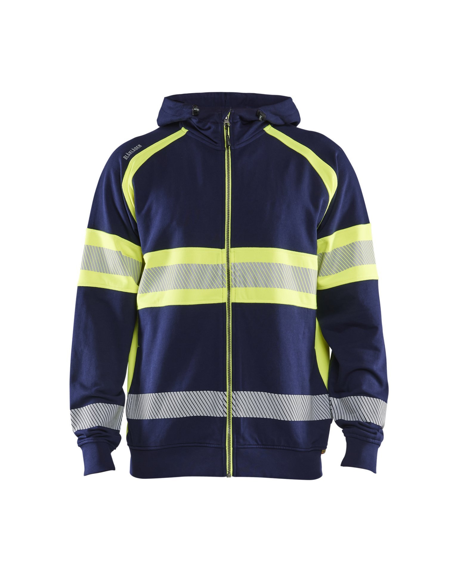 High Vis Kapuzenjacke Marineblau/ High Vis Gelb L Produktbild img1 L