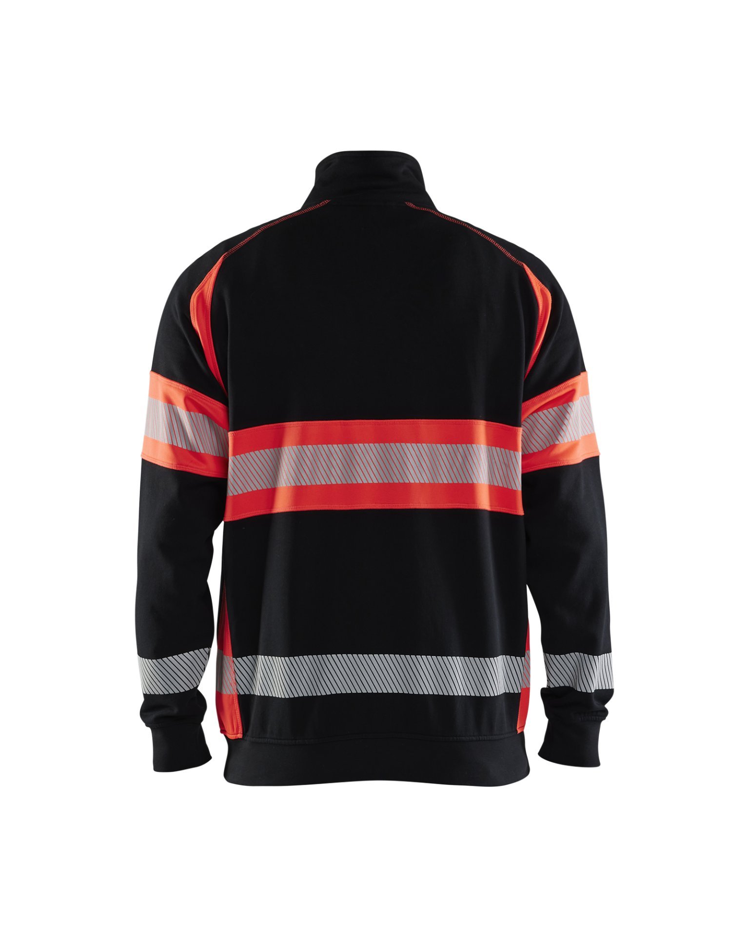 High Vis Sweater Schwarz/High Vis Rot XL Produktbild img2 L