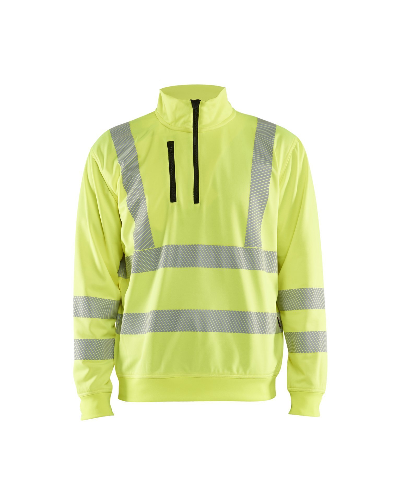 Blakläder High Vis Sweatshirt Half-Zip Produktbild img1 L