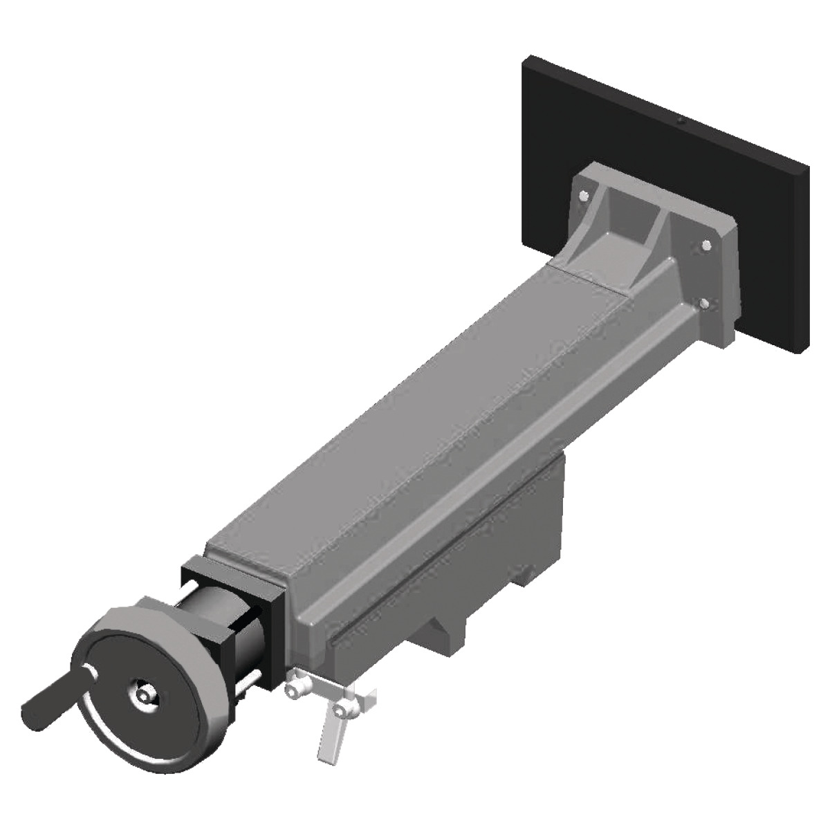 Metallkraft Schraubstock hinter dem Schnitt Metallkraft Produktbild img1 L