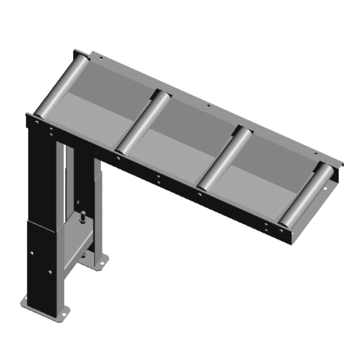Metallkraft Rollenbahn 1000 x 290 mm Produktbild img1 L
