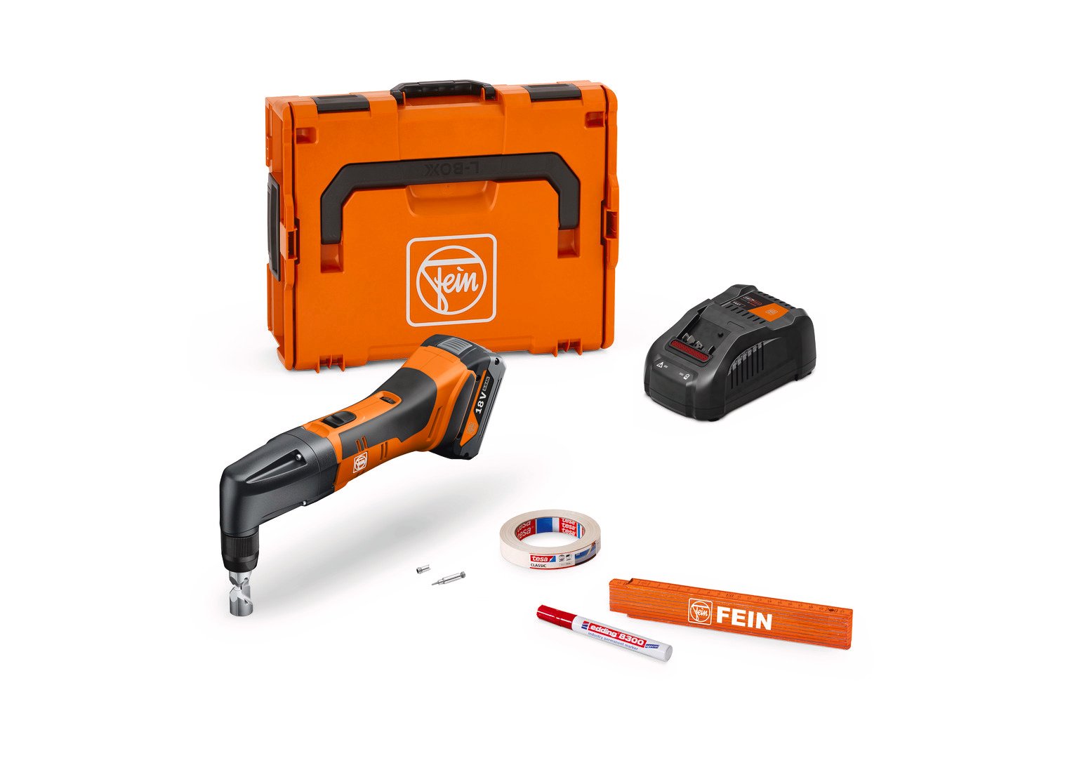 Fein Akku-Knabber bis 1,6 mm ABLK 18 1.6 E AS Set 1x 5 Ah Produktbild img1 L