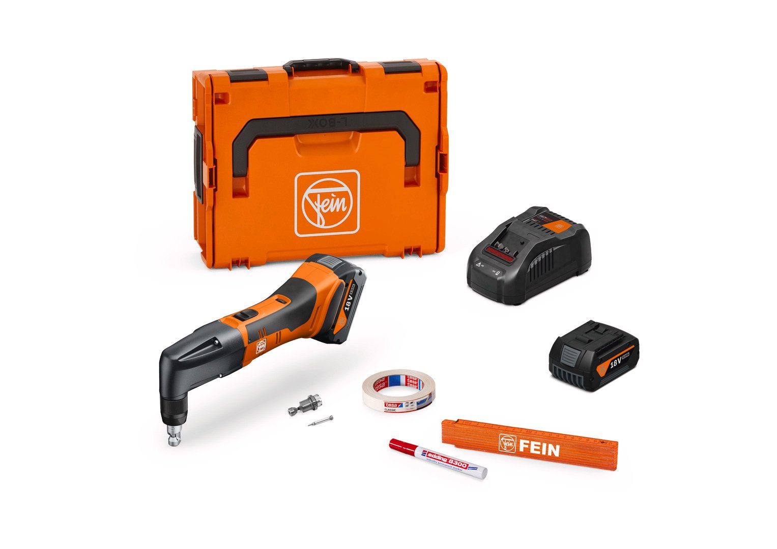 Fein Akku-Knabber bis 1,3 mm ABLK 18 1.3 CSE AS Set 2x 5 Ah Produktbild img1 L