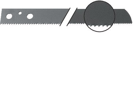 Fein Sägeblatt, Länge 400 mm, Zahnabstand 3,2 mm, Dicke 1,5 mm Produktbild img1 L