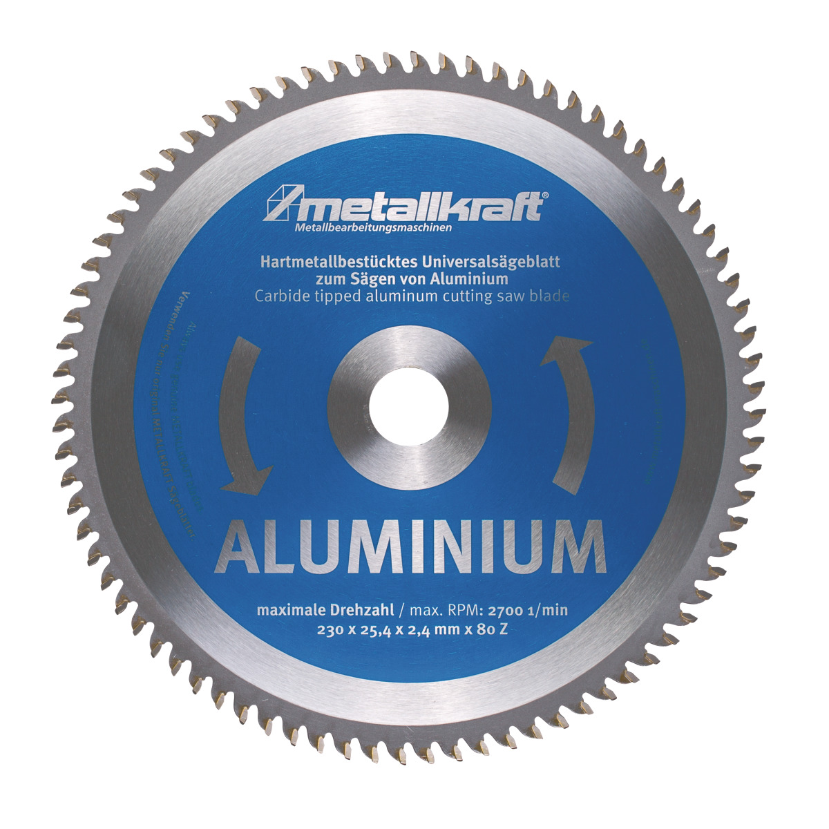 Metallkraft Sägeblatt für Aluminium Ø 230 x 2,4 x 25,4 mm Produktbild img1 L