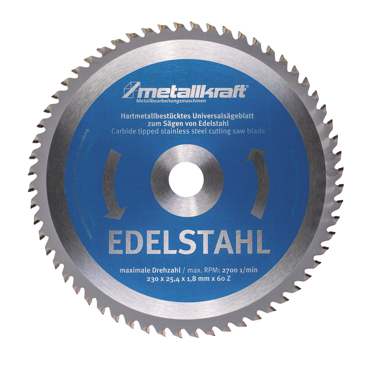 Metallkraft Sägeblatt für Edelstahl Ø 230 x 1,8 x 25,4 mm Produktbild img1 L