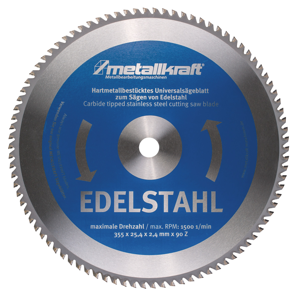 Metallkraft Sägeblatt für Edelstahl Ø 355 x 2,4 x 25,4 mm Produktbild img1 L
