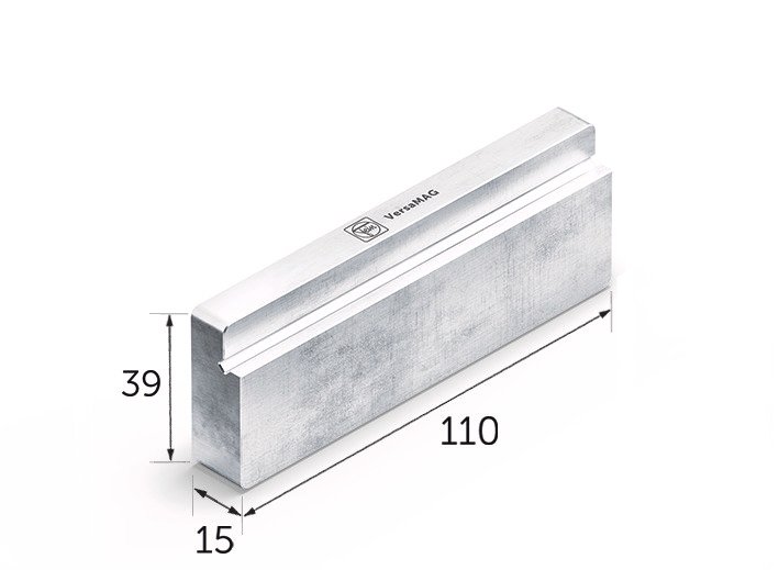 Fein Schutzbackenpaar (B) Blank 110 mm Aluminium (VersaMAG) Produktbild img3 L