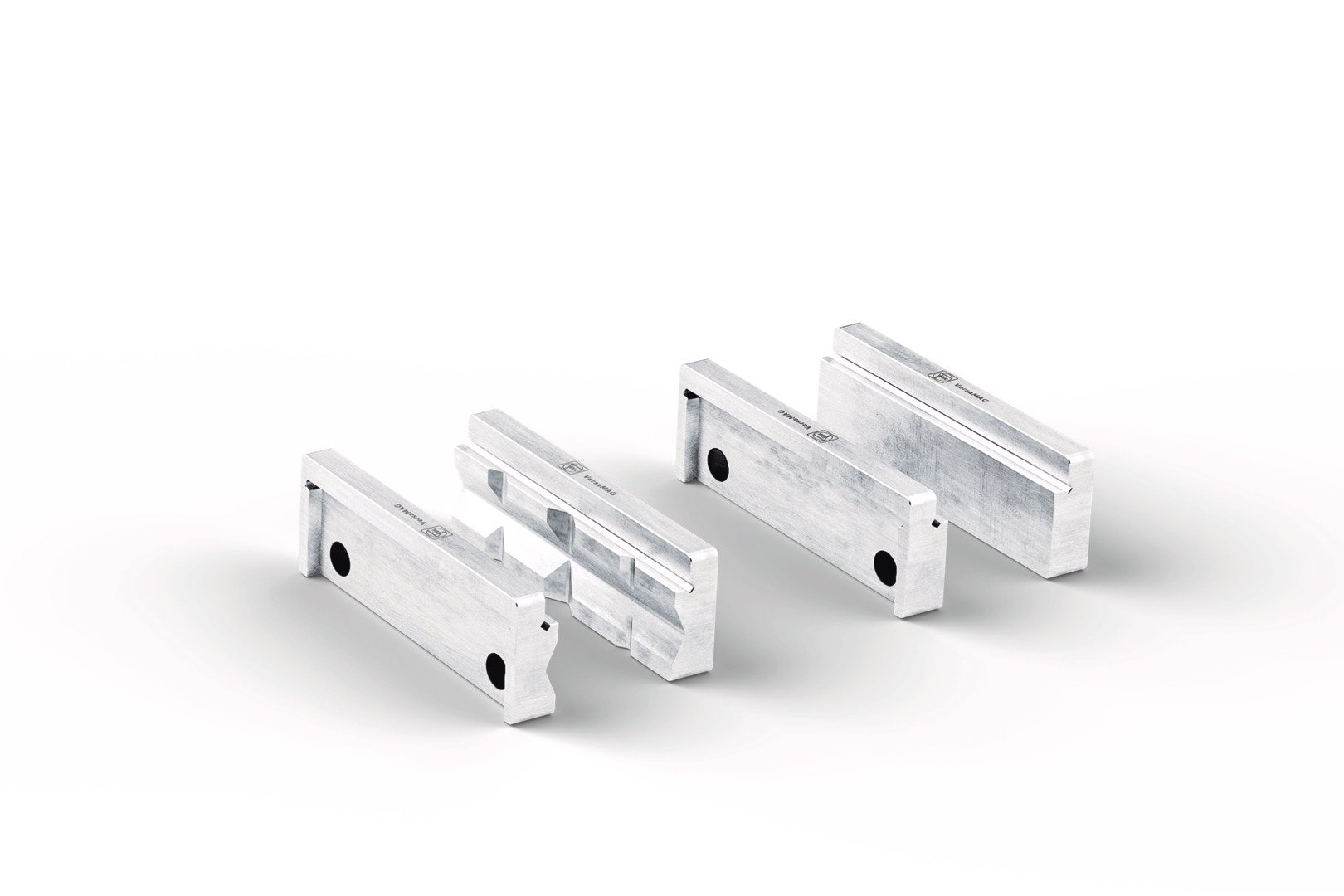 Fein Schutzbackenpaar Set (P) Prisma und (B) Blank 110 mm Aluminium (VersaMAG) Produktbild img1 L