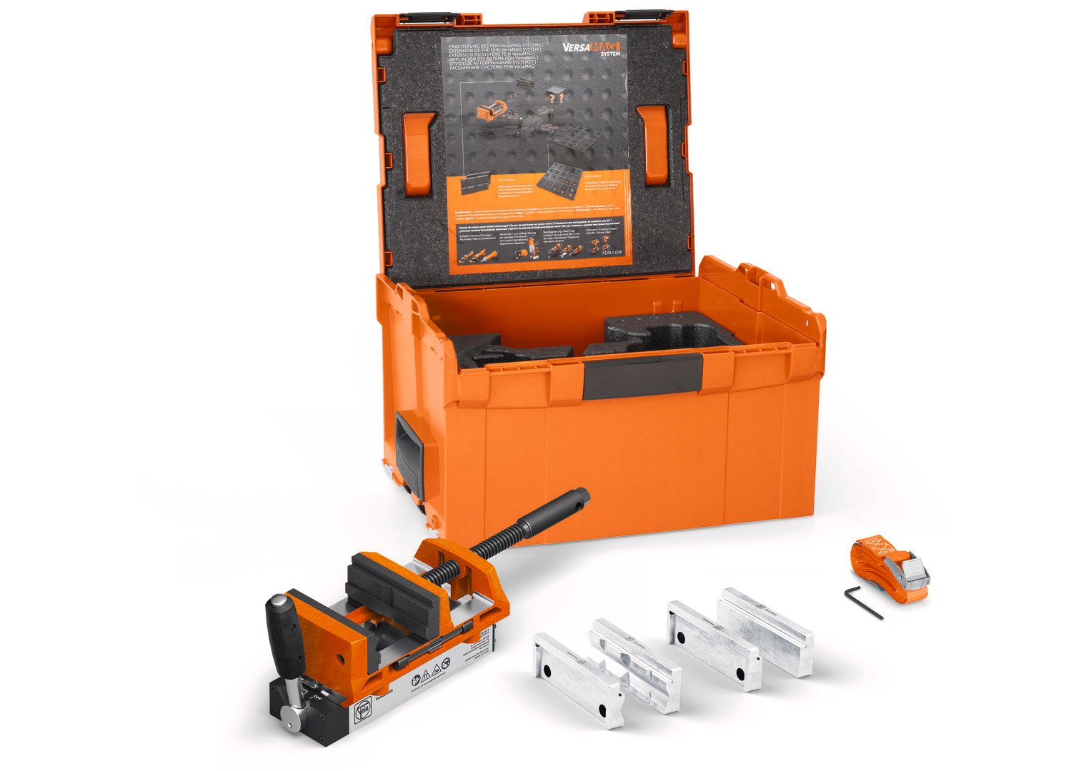 Fein Magnetschraubstock mit Backenbreite von 100 mm VersaMAG Schraubstock Set i Produktbild img1 L