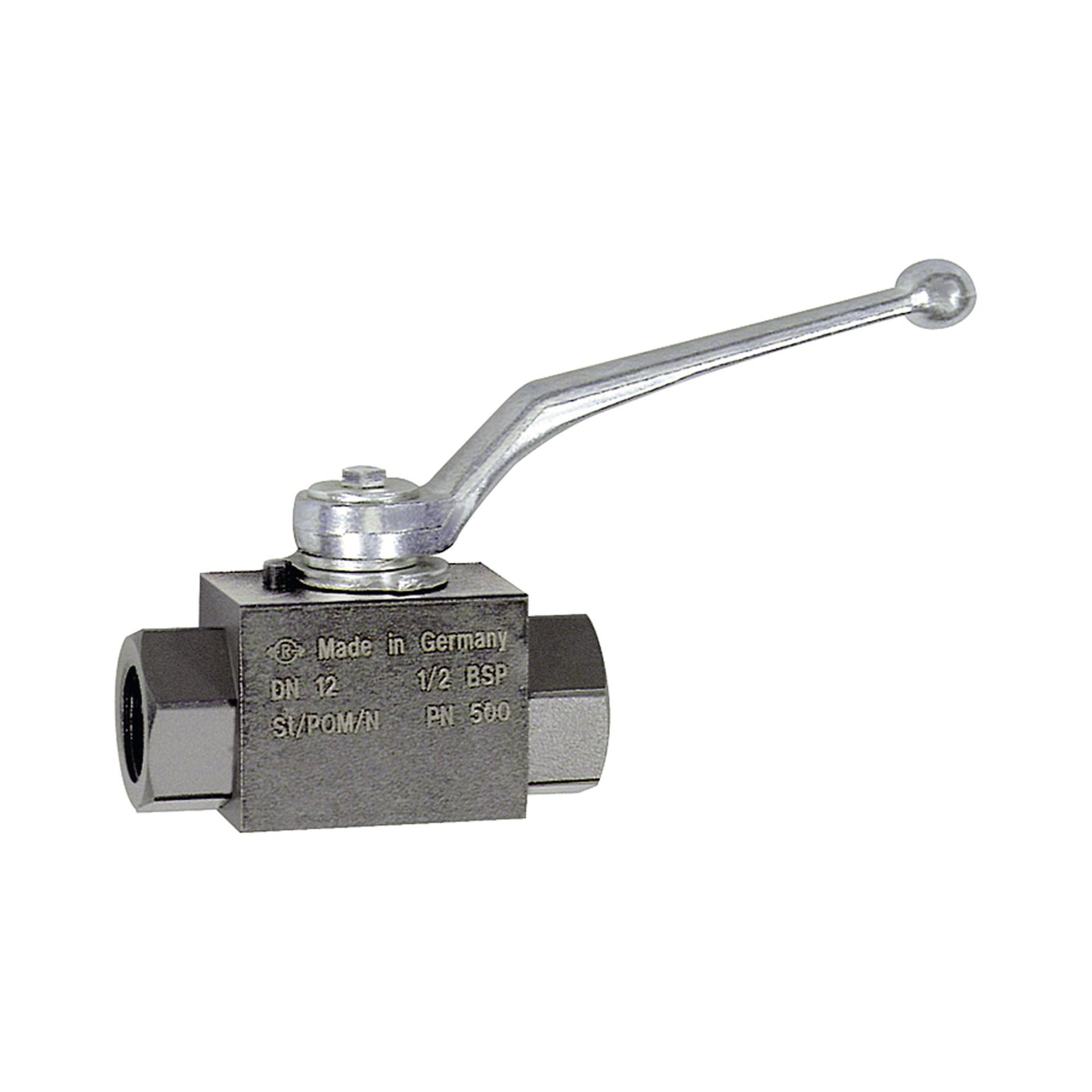 RIEGLER Kugelhahn, Hochdruckausführung, G-Innengewinde, Stahl, G 5/8 Produktbild img1 L