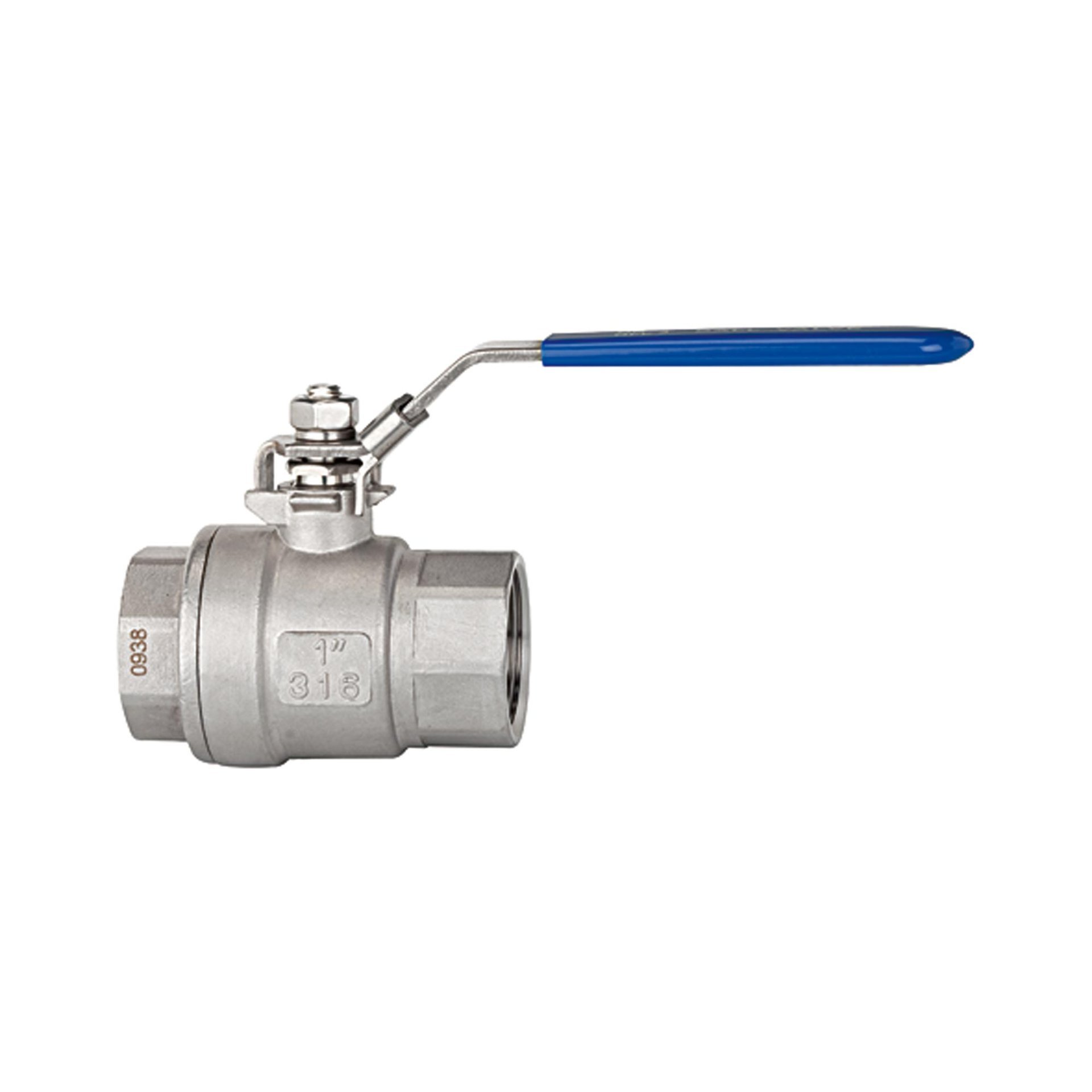 RIEGLER Edelstahlkugelhahn »valve line« 1.4408/1.4301, G 3/4, DN 20 Produktbild img1 L