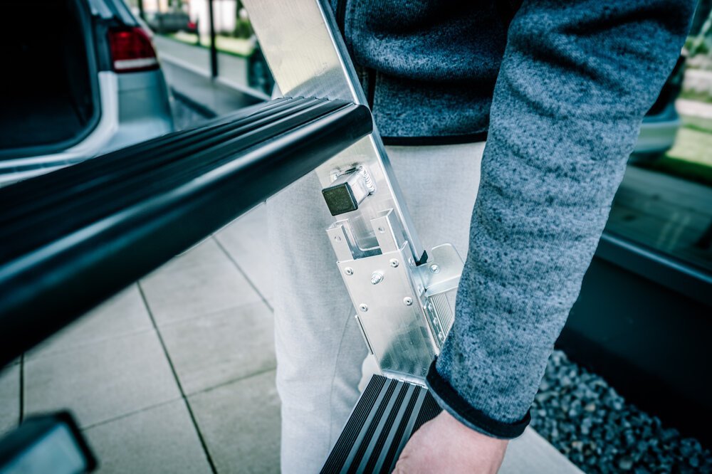 MUNK Nachrüstsatz clip-step R13 für Einsteckteil für Stufen-Stehleiter steckbar Produktbild img4 L