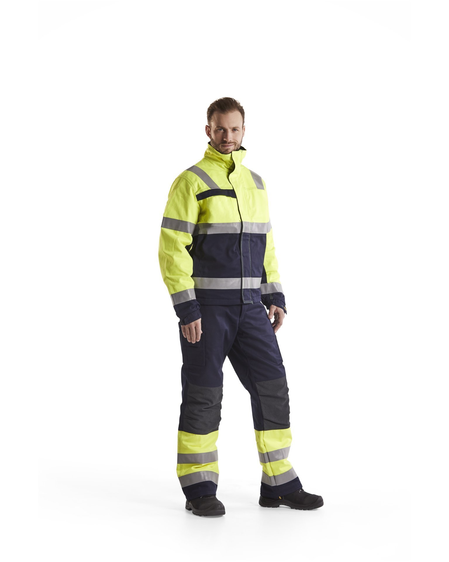 Multinorm Winterjacke High Vis Gelb/Marineblau XXXL Produktbild img3 L