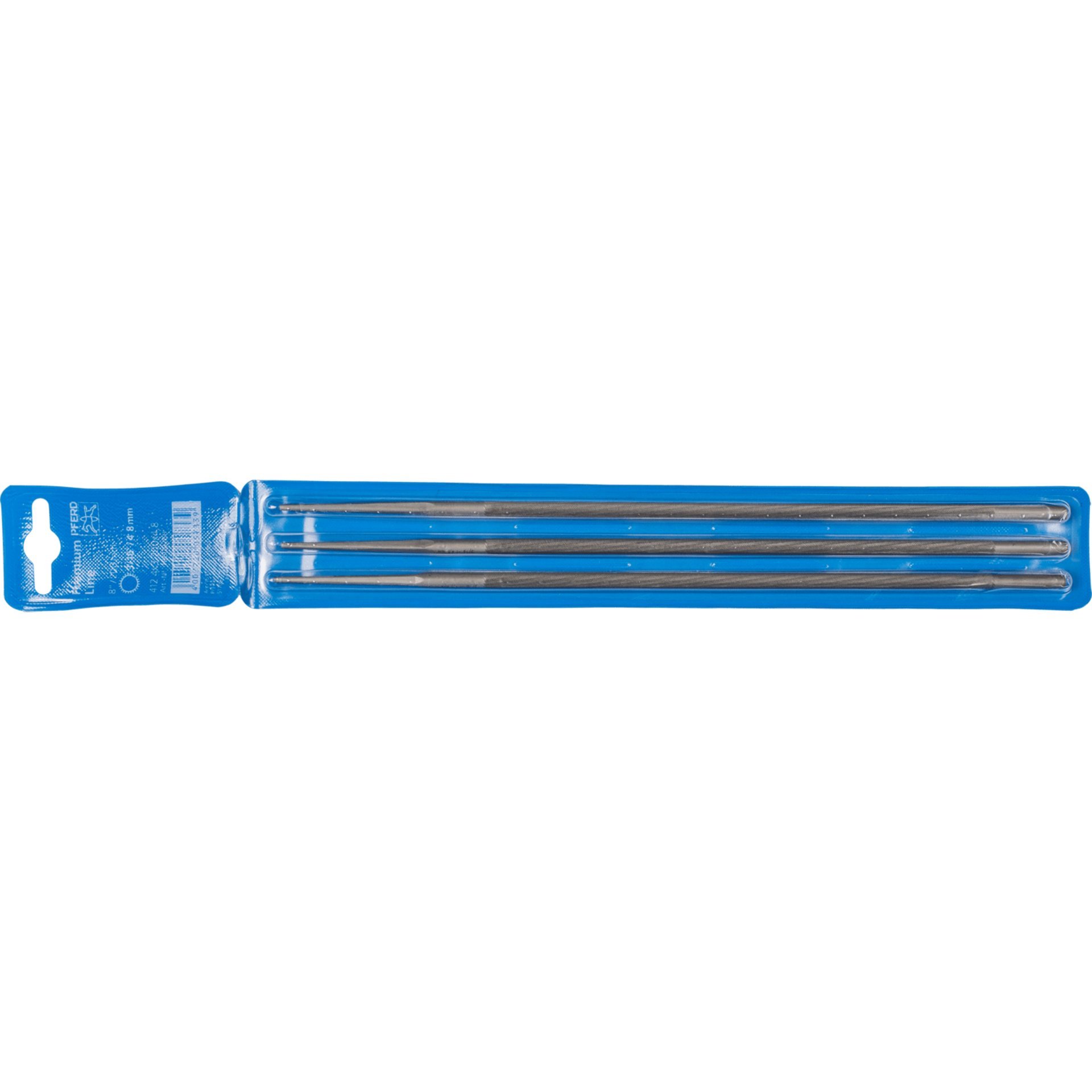 PFERD TOOLS Kettensägefeile Rund Ø 4,8x200mm Premium Line in 3er-Kunststoffhülle Produktbild img2 L