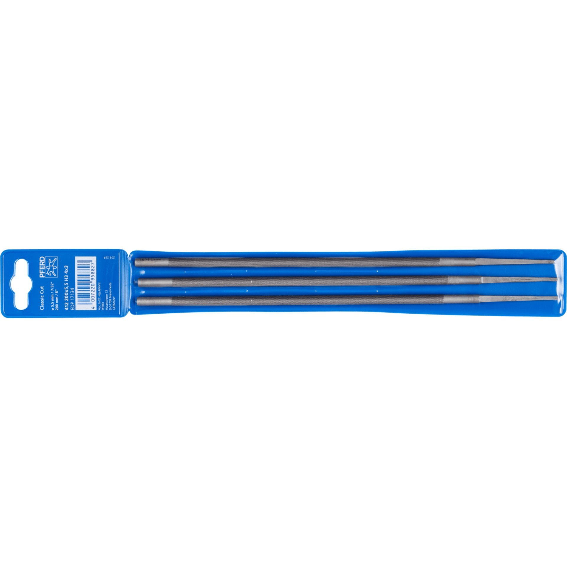 PFERD TOOLS Kettensägefeile Rund Ø 5,5x200mm Classic Line in 3er-Kunststoffhülle Produktbild img2 L