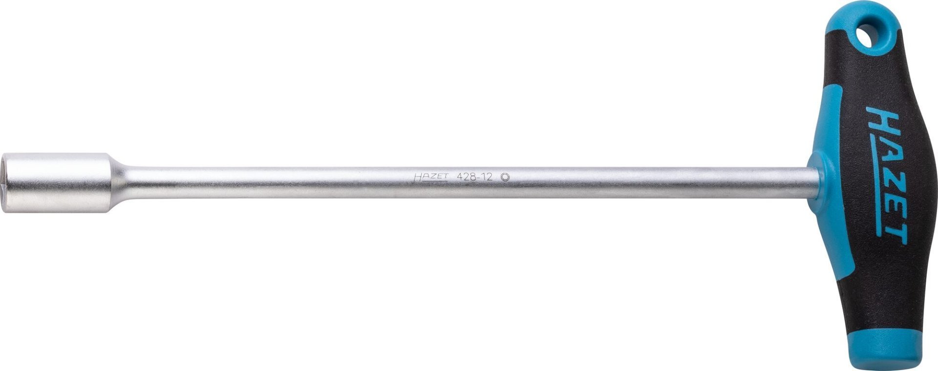 HAZET Steckschlüssel ∙ mit T-Griff 428-12 ∙ Außen Sechskant Profil ∙ SW 12 mm Produktbild img1 L